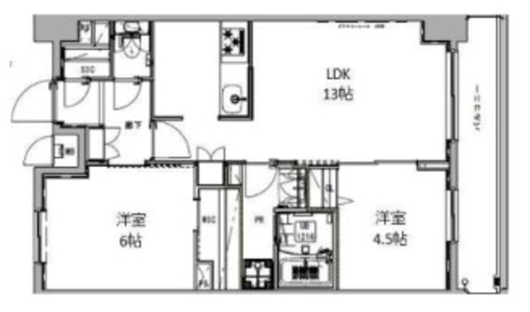 Ｓ－ＲＥＳＩＤＥＮＣＥ王子Ｎｏｒｄの物件間取画像